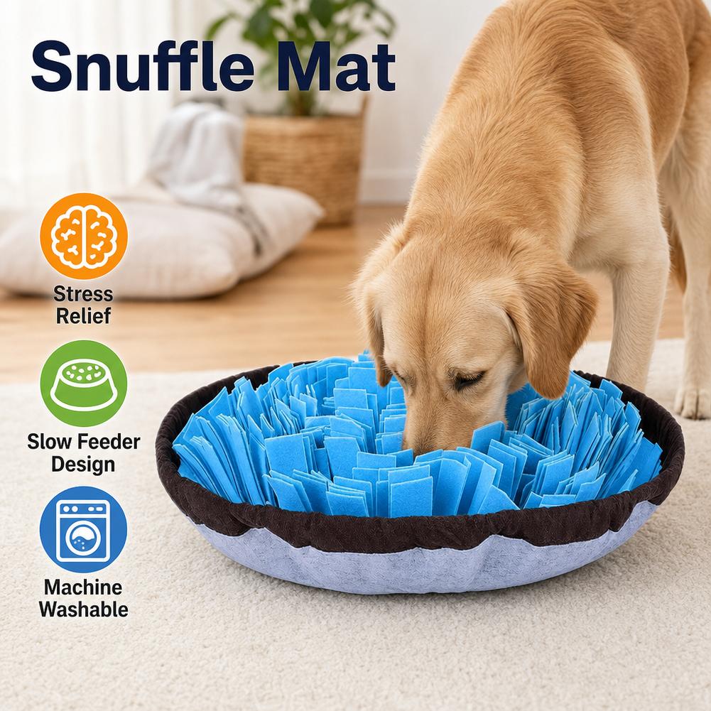Dog Puzzle Feeder Toy - Tappetino interattivo per cani, gioco puzzle