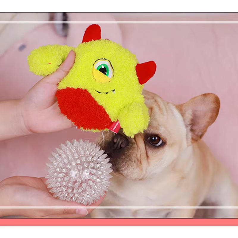 OUZEY Squeaker Cani Palle Gioc - Interactive Squeaky Plush Dog Toy recensione e prezzo